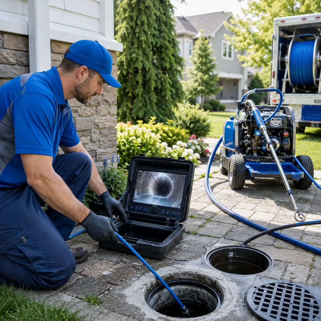 Outdoor drain cleaning professionals serving Stevenson, MD