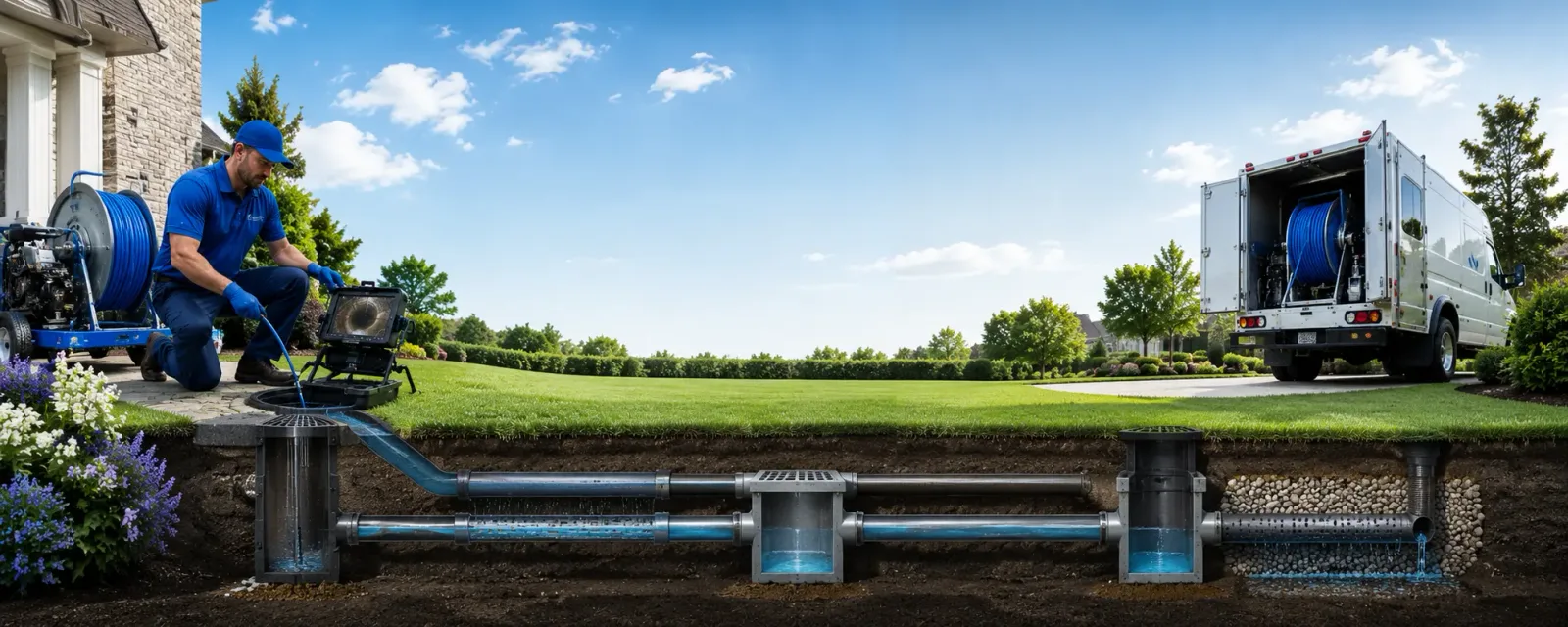 Outdoor drain cleaning information for Stevenson, MD